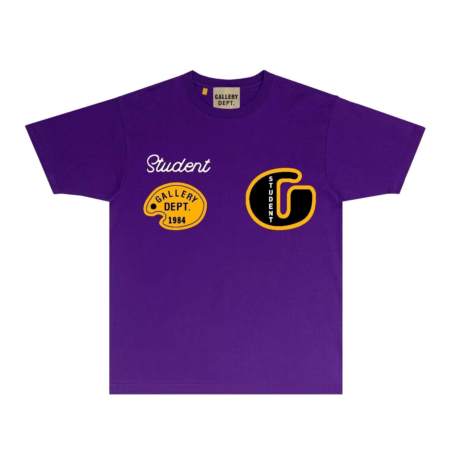 Gallery Dept T Shirt Retro Printed Loose Short-Sleeved Shirt (part2)