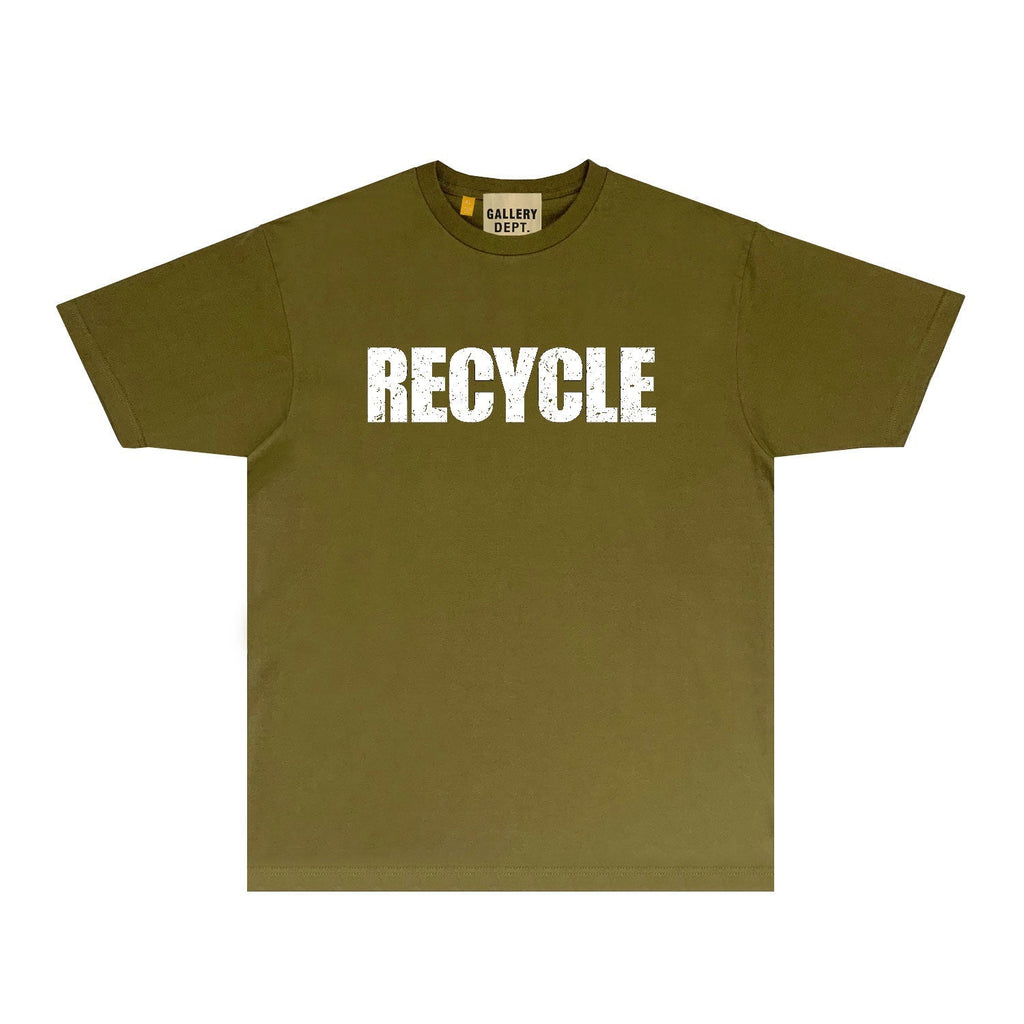 Gallery Dept T Shirt Retro Printed Loose Short-Sleeved Shirt (part2)